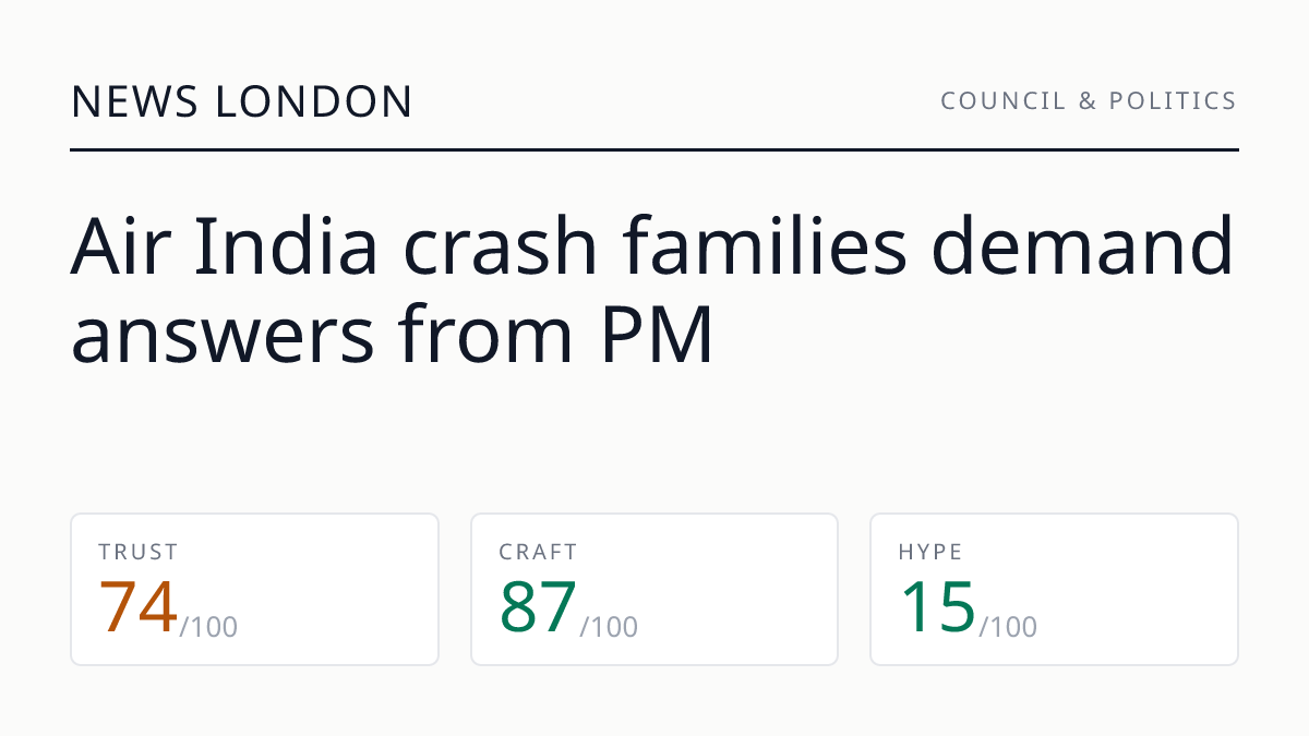 Air India crash families demand answers from PM