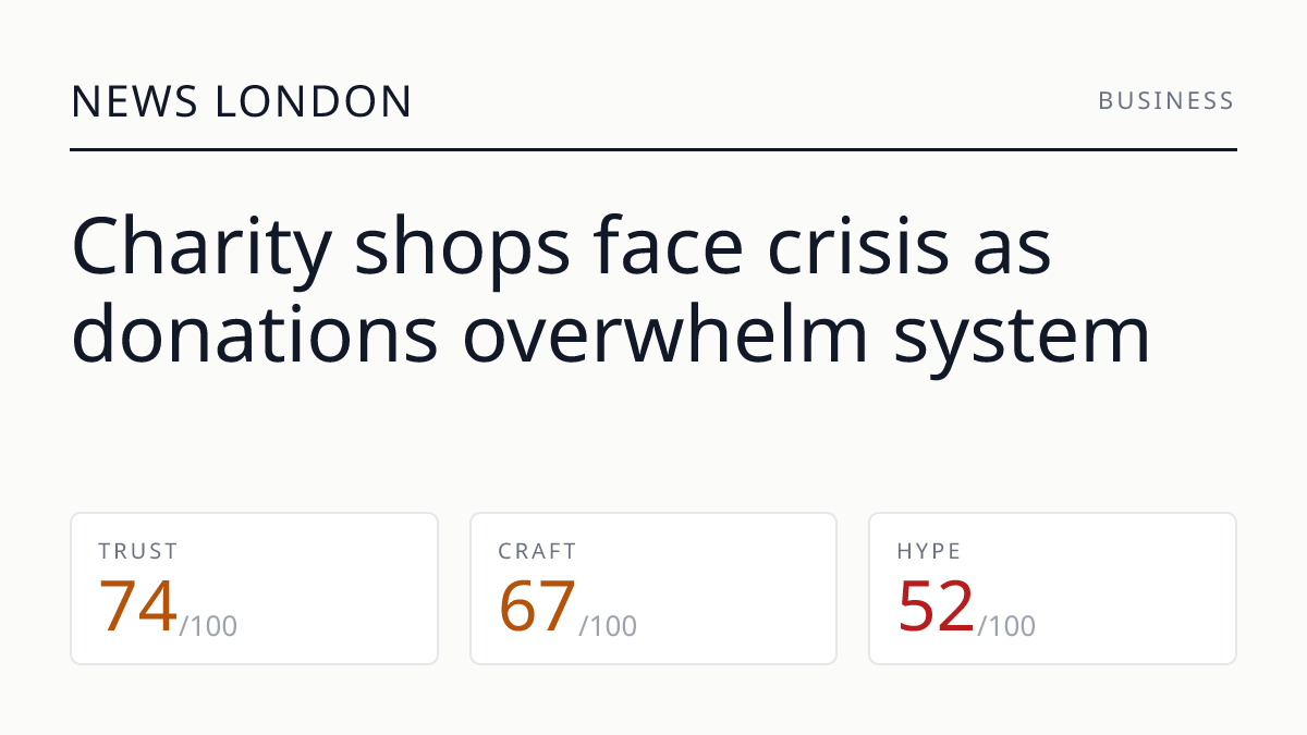 Charity shops face crisis as donations overwhelm system