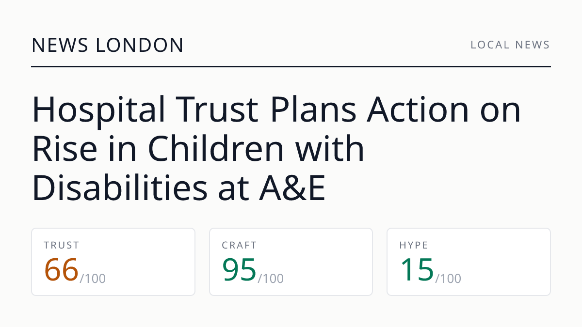 Hospital Trust Plans Action on Rise in Children with Disabilities at A&E