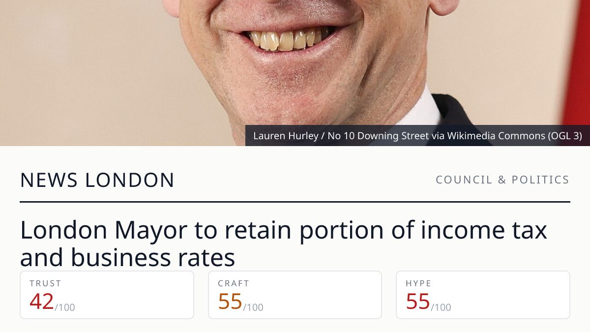 London Mayor to retain portion of income tax and business rates