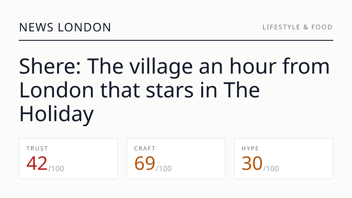 Shere: The village an hour from London that stars in The Holiday