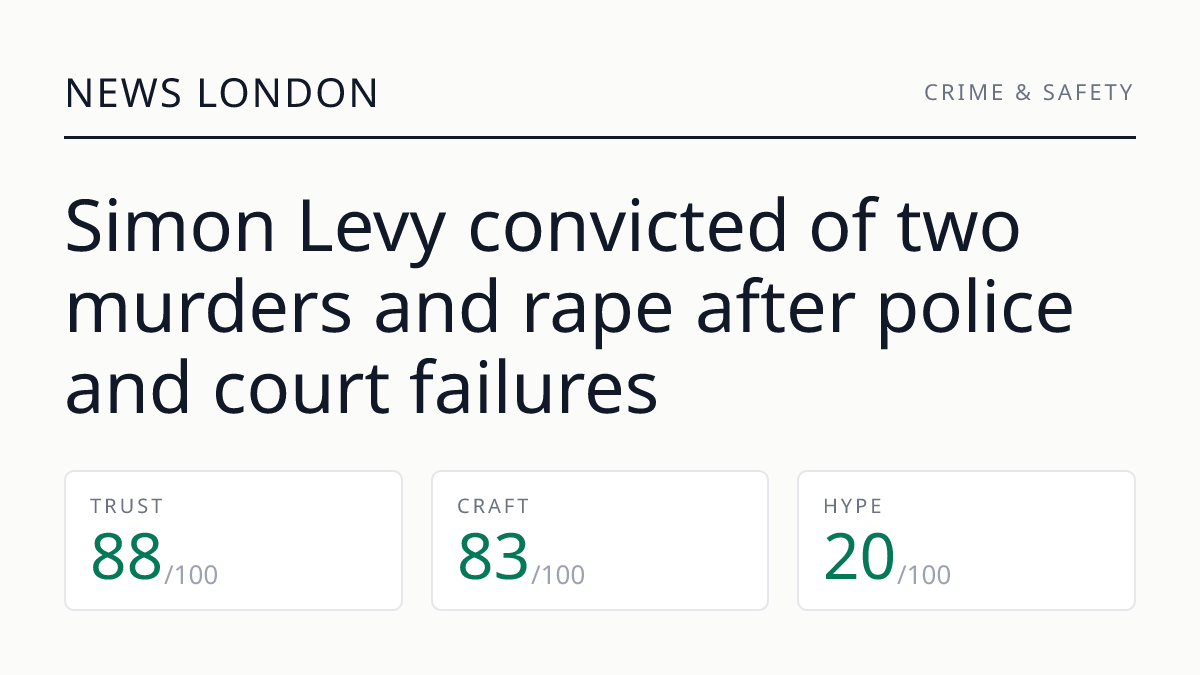 Simon Levy convicted of two murders and rape after police and court failures
