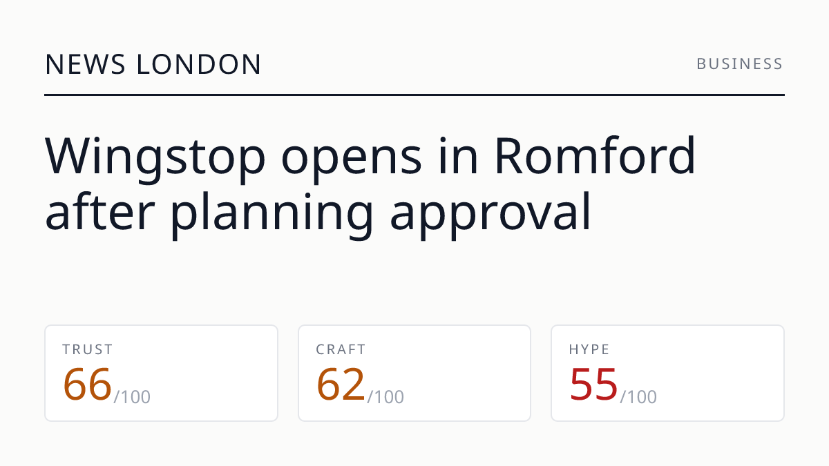 Wingstop opens in Romford after planning approval